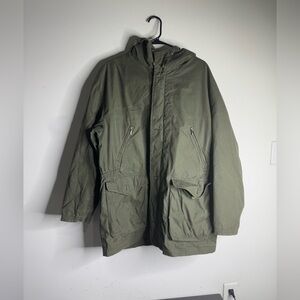 Vintage Hugo Boss Olive Windbreaker Jacket Made In Germany